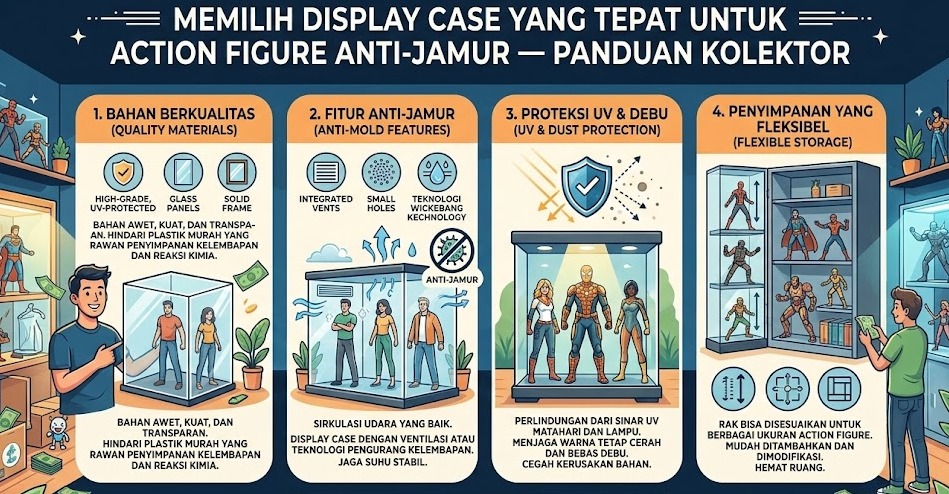 Display Case anti jamur